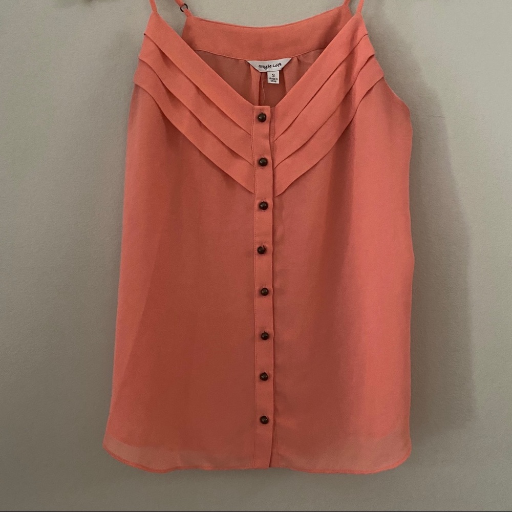 (FREE W PURCHASE OF ANOTHER ITEM) Chiffon Tank Top